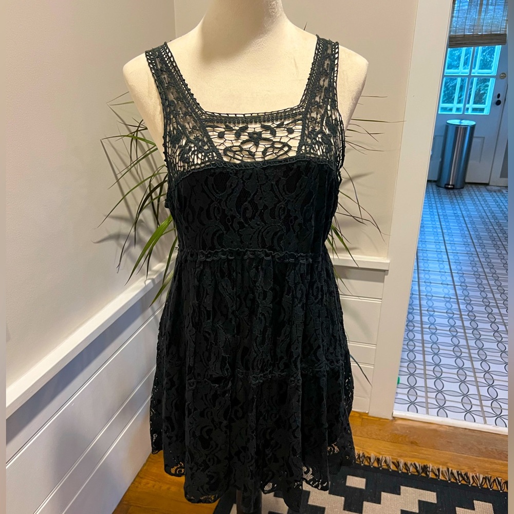Lace tunic dress/top